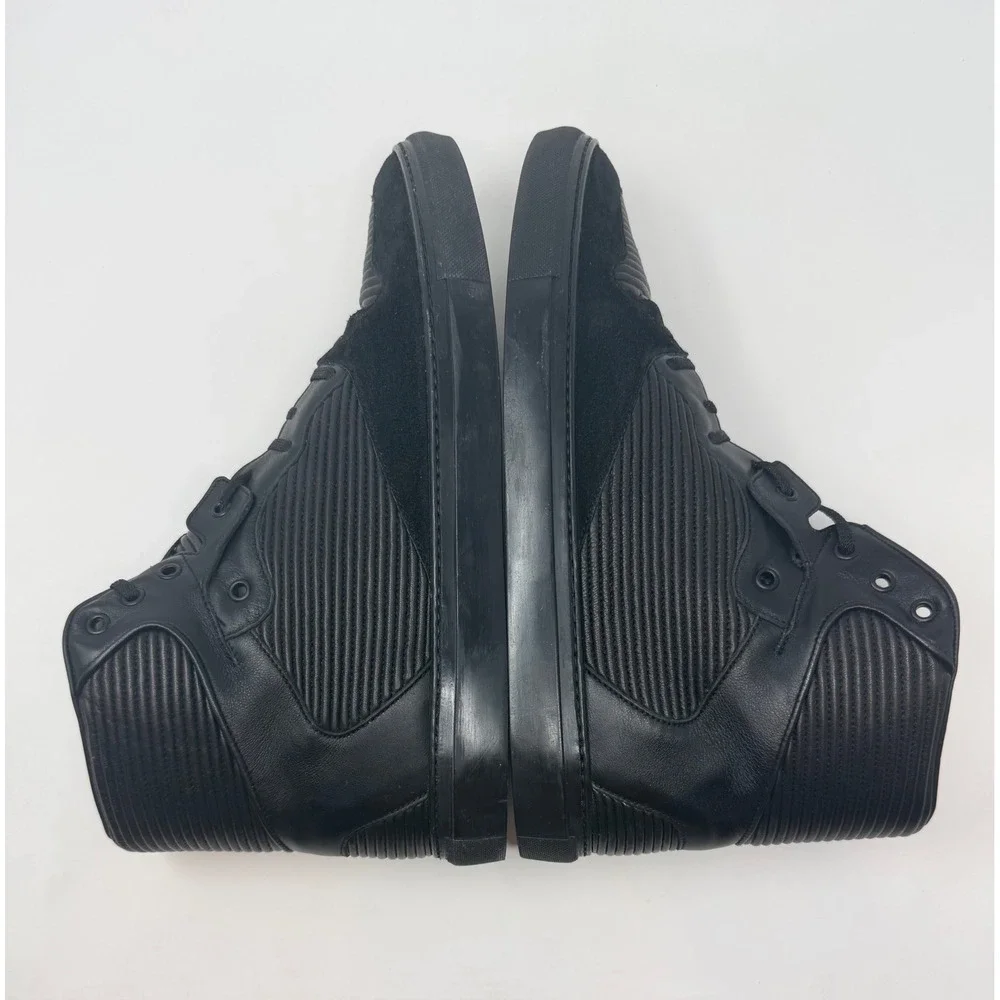 Balenciaga Pleated High Top Sneaker Black Size 14 US 47 EU